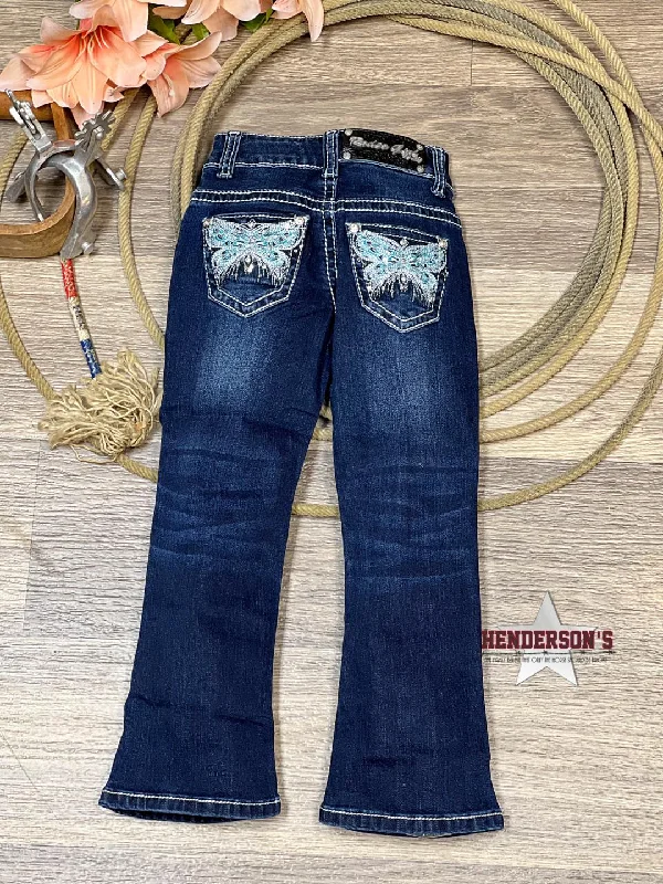 Rodeo Girl by Liz Jeans ~ Butterfly Fashionable Bootcut Jeans
