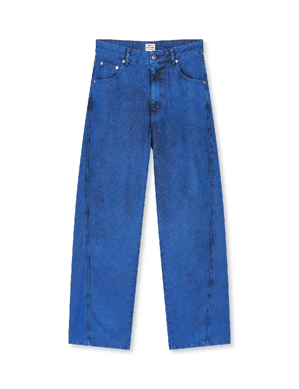 Soft Denim Christel Jeans, Bluing Chic Rolled Cuff Denim Jeans