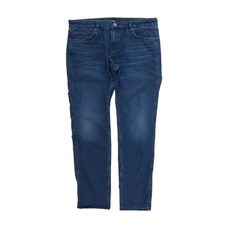 Solid Jeans Trendy Wide-Legged High-Waist Jeans