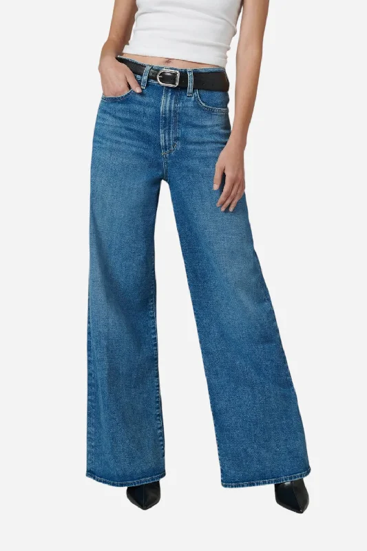Joe's Jeans The Mia Petite High Rise Wide Leg Stylish High-Waist Jeans