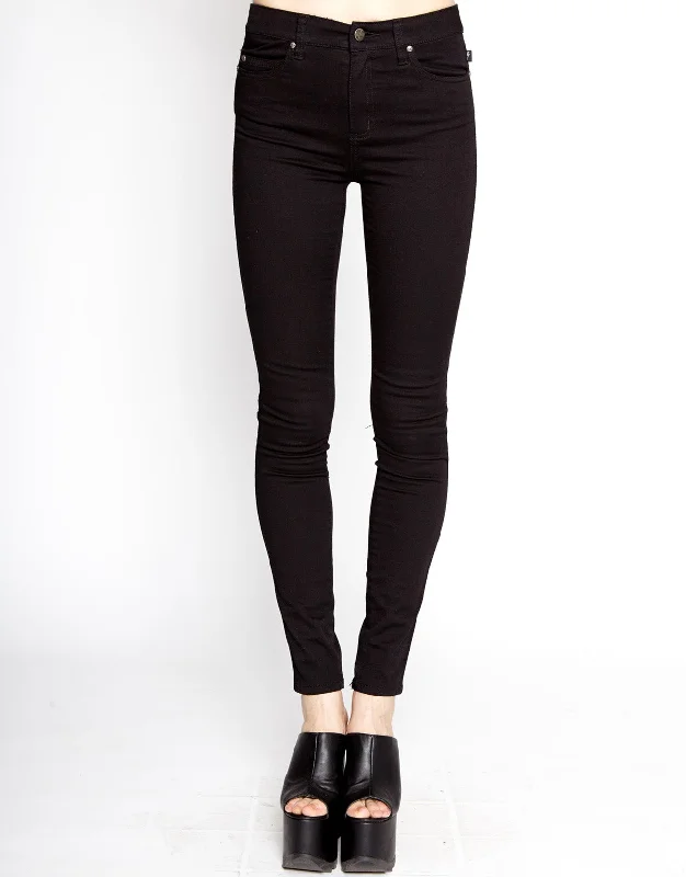 High Waisted T Back Jeans Elegant Dark-Wash Bootcut Jeans