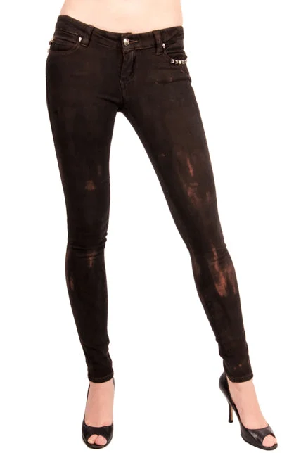 Paint It Black Jeans Fashionable Straight Cut Jeans