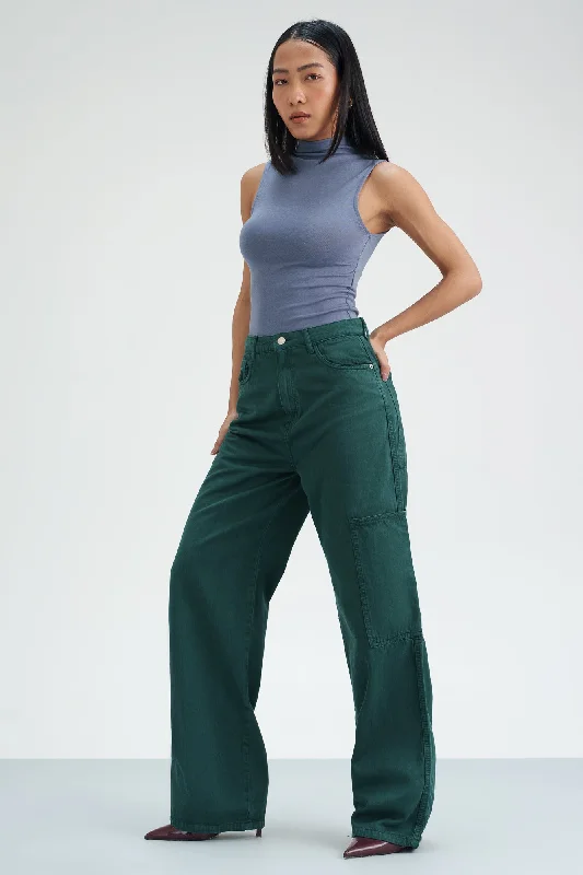 Emerald Blaze Straight Fit Jeans Stylish Plus Size Denim Jeans