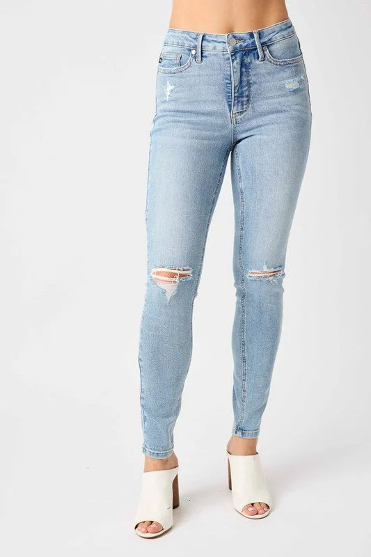 Need Some Space Skinny Jeans (l19) Stylish Shredded Denim Jeans