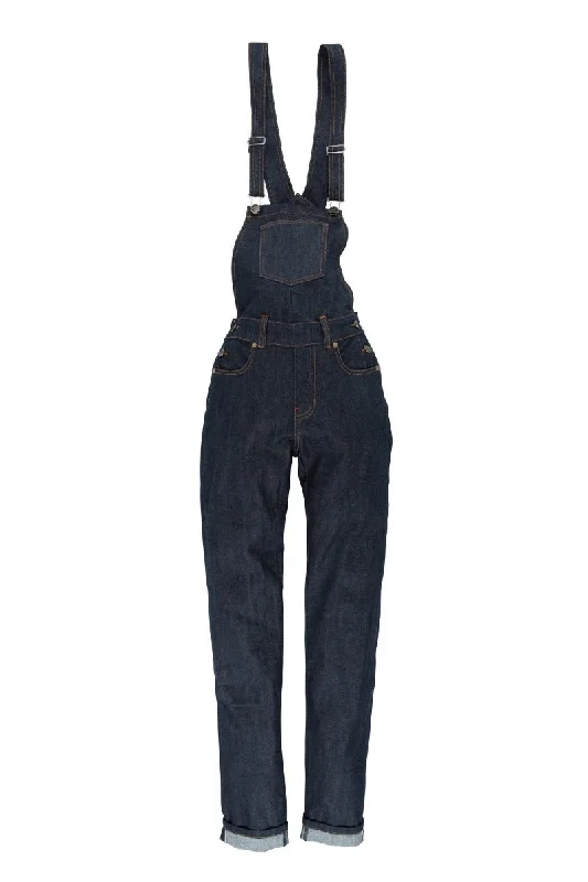 Resurgence Gear® Dungarees PEKEV Motorcycle Jeans - Raw Trendy Wide-Leg High-Waist Denim