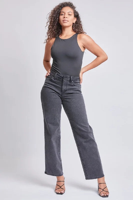 Women’s Sustainable WannaBettaButt Straight Leg Jeans Elegant High-Waisted Flared Jeans